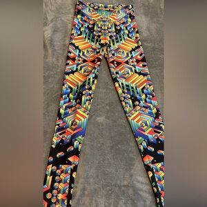 PRETTY LIGHTS “PL” Limited Edition Geometric Rave/Festival Leggings🙃